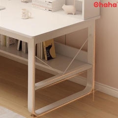 Bàn Học Chân Sắt Có Kệ Sách Cho Bé OHAHA - BH011