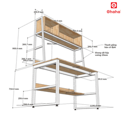 Bàn học hiện đại OHAHA - BH020
