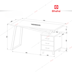 Bàn giám đốc cao cấp Ohaha - BGD011