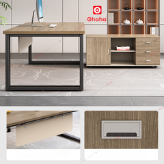 Bàn giám đốc cao cấp Ohaha (Kèm tủ) - BGD005