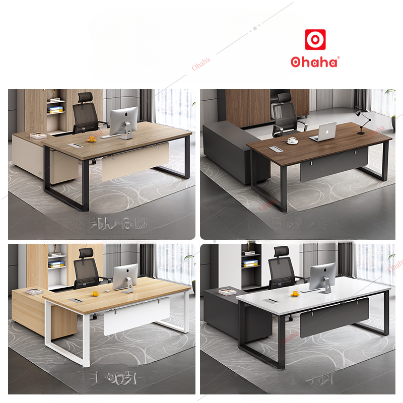 Bàn giám đốc cao cấp Ohaha (Kèm tủ) - BGD005