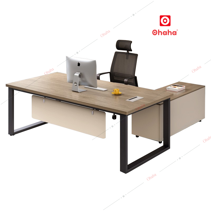 Bàn giám đốc cao cấp Ohaha (Kèm tủ) - BGD005