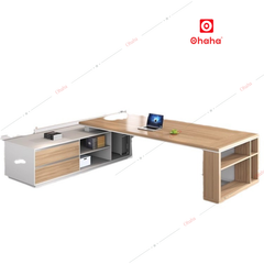 Trọn bộ gồm bàn giám đốc cao cấp và tủ hồ sơ Ohaha - BGD009