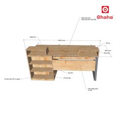 Bàn phòng thu studio hiện đại OHAHA - BSTU005
