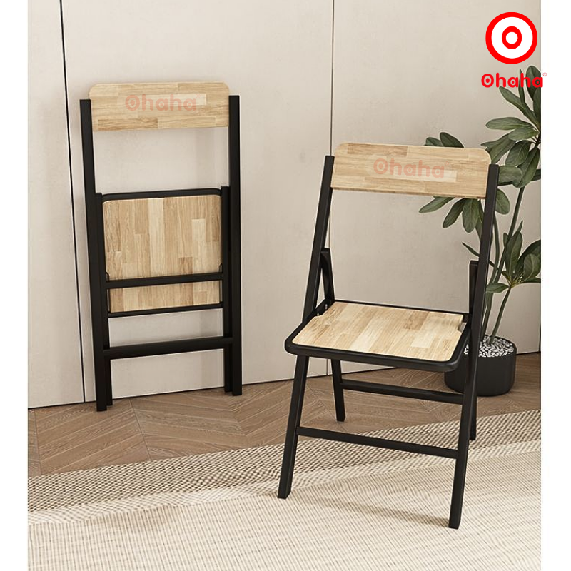 Bộ bàn ăn thông minh xếp gọn đa năng có ghế và bánh xe Ohaha - BA013