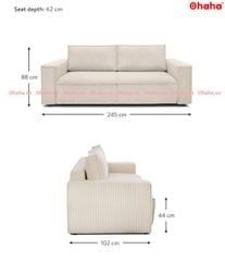 Ghế SOFA Đa Năng Tiện Dụng OHAHA Màu Be- SF003