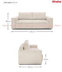 Ghế SOFA Đa Năng Tiện Dụng OHAHA Màu Be- SF003