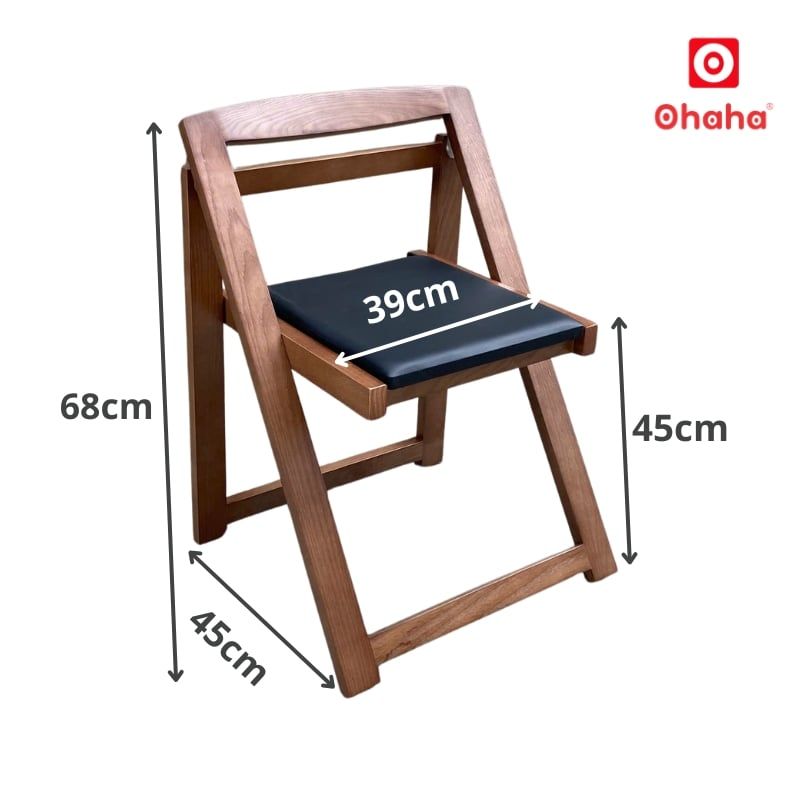 Bộ Bàn Ăn Xếp Gọn Kết Hợp Tủ Bếp Hiện Đại OHAHA - BA038 - Kèm 4 Ghế