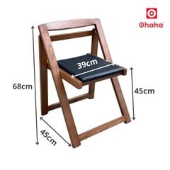 Bộ Bàn Ăn Xếp Gọn Kết Hợp Tủ Bếp Hiện Đại OHAHA - BA038 - Kèm 4 Ghế