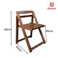 Ghế Xếp Gọn Gỗ Tần bì Ash Cao Cấp OHAHA GXG002