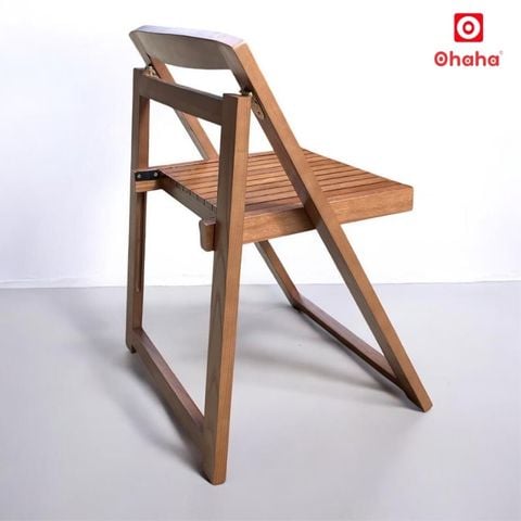Ghế Xếp Gọn Gỗ Tần bì Ash Cao Cấp OHAHA GXG002