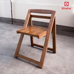 Ghế Xếp Gọn Gỗ Tần bì Ash Cao Cấp OHAHA GXG002