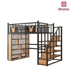 Giường tầng hiện đại khung sắt cao cấp OHAHA - GTS054