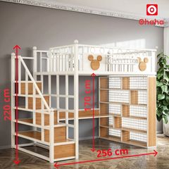 Giường tầng hiện đại khung sắt cao cấp OHAHA - GTS054