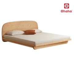 Giường ngủ bệt kiểu Nhật gỗ tự nhiên cao cấp OHAHA - GGTN015
