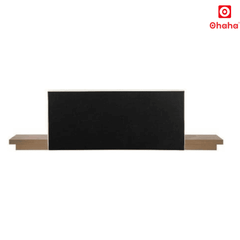 Giường ngủ bệt kiểu Nhật kèm vách và bọc nệm đầu giường Ohaha - GB006