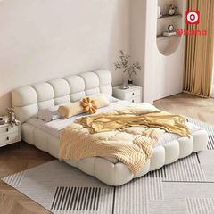 Giường Ngủ Bọc Nệm Dáng Phồng Hiện Đại OHAHA - GN052