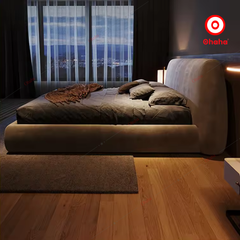 Giường ngủ công nghiệp bọc nệm OHAHA - GN045