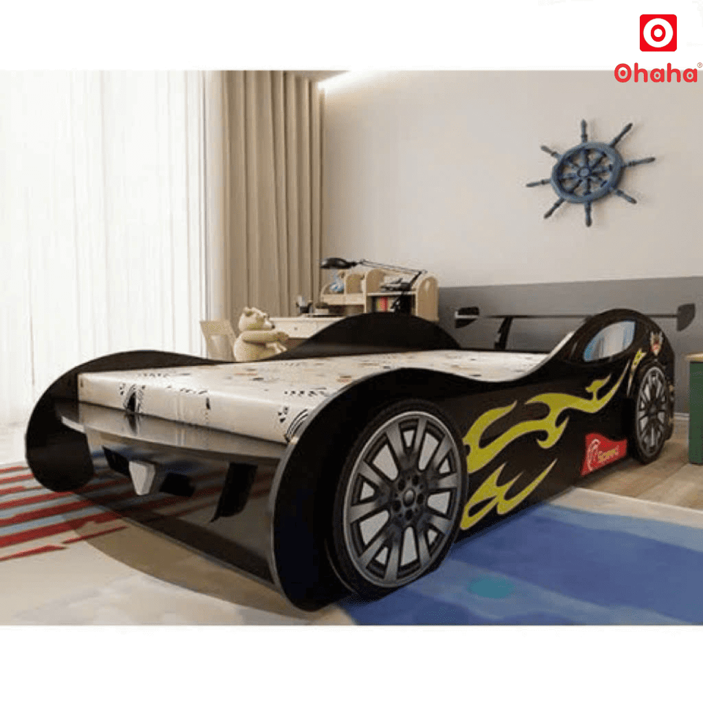 Giường ngủ hiện đại hình xe hơi cho bé Ohaha - GTE001