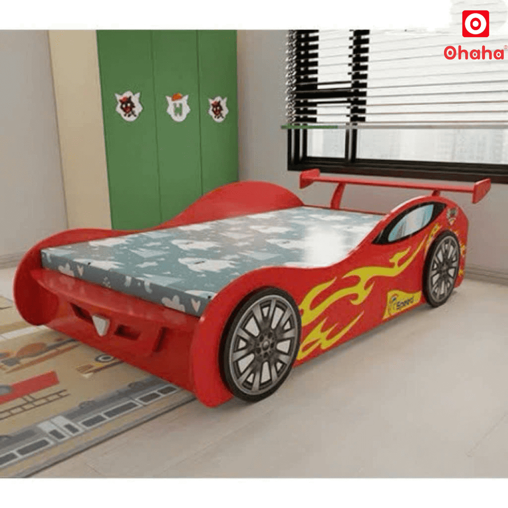 Giường ngủ hiện đại hình xe hơi cho bé Ohaha - GTE001