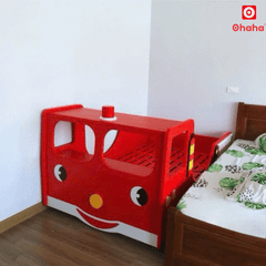 Giường ngủ hiện đại hình xe cứu hỏa cho bé Ohaha - GTE004