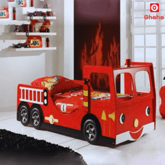 Giường ngủ hiện đại hình xe cứu hỏa cho bé Ohaha - GTE004