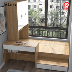 Combo giường ngủ đa năng kết hợp tủ và bàn học Ohaha - GĐN003