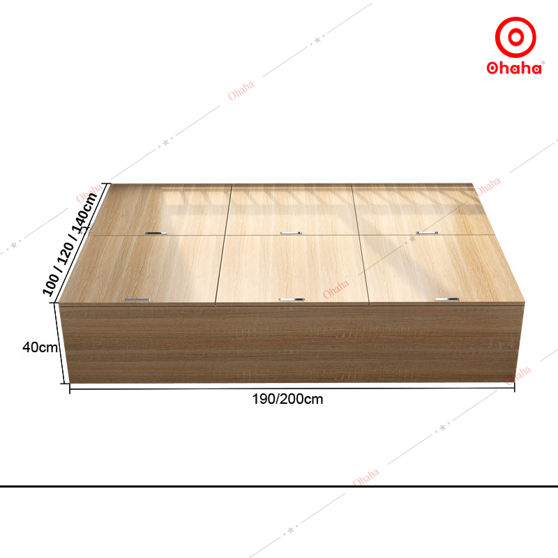 Combo giường ngủ đa năng kết hợp tủ và bàn học Ohaha - GĐN003