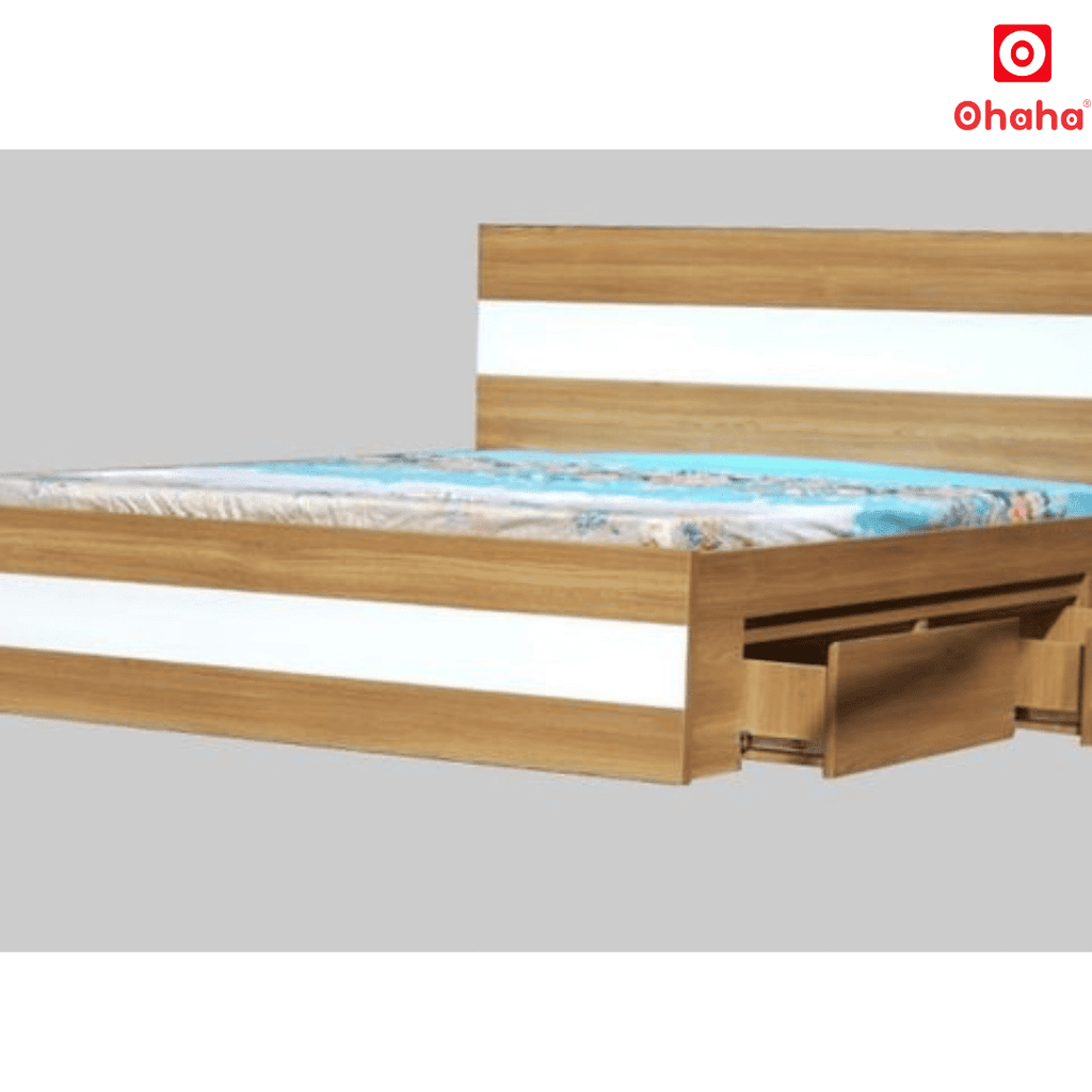 Giường ngủ gỗ công nghiệp cao cấp OHAHA  - GC023