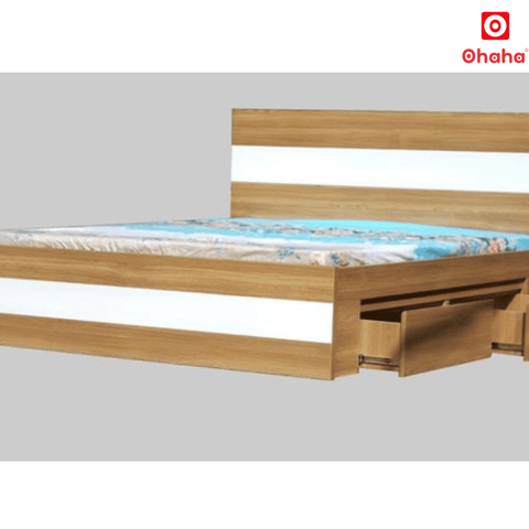 Giường ngủ gỗ công nghiệp cao cấp OHAHA  - GC023