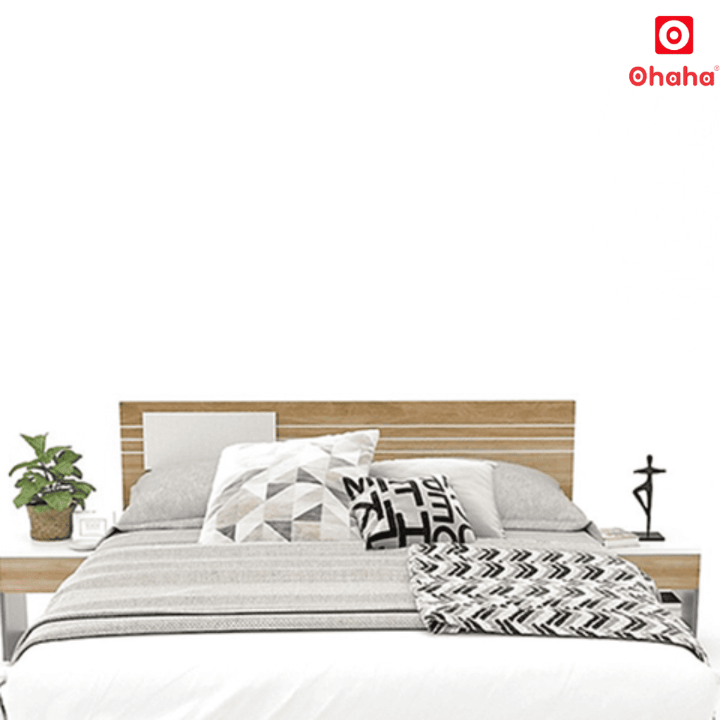 Giường ngủ gỗ công nghiệp cao cấp OHAHA  - GC024