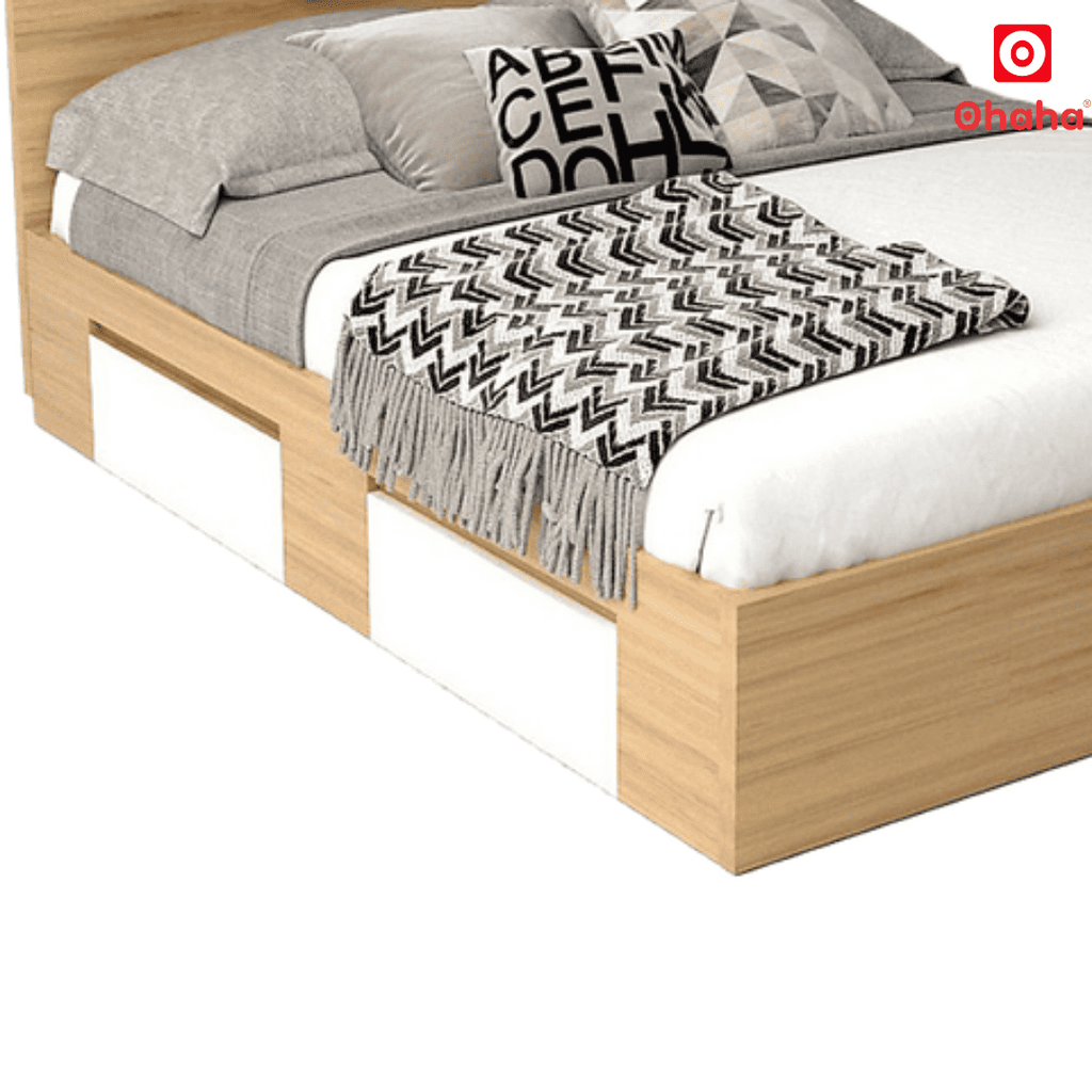 Giường ngủ gỗ công nghiệp cao cấp OHAHA - GC025