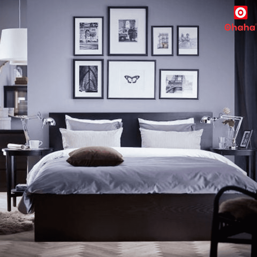 Giường ngủ gỗ công nghiệp cao cấp OHAHA  - GC030 - 01