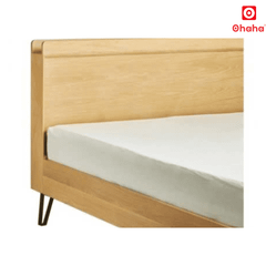 GIƯỜNG NGỦ GỖ MDF LÕI XANH VENEER SỒI CAO CẤP OHAHA - 001