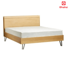 GIƯỜNG NGỦ GỖ MDF LÕI XANH VENEER SỒI CAO CẤP OHAHA - 001