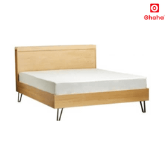 GIƯỜNG NGỦ GỖ MDF LÕI XANH VENEER SỒI CAO CẤP OHAHA - 001