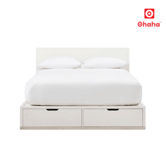 Giường ngủ gỗ công nghiệp hiện đại nhiều ngăn chứa đồ OHAHA - GC085