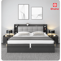 Giường ngủ gỗ công nghiệp hiện đại OHAHA - GC078