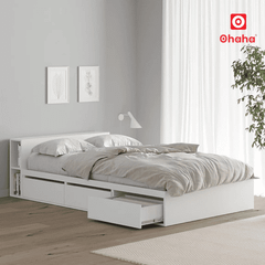 Giường ngủ gỗ công nghiệp hiện đại OHAHA - GC082