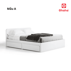 Giường ngủ gỗ công nghiệp hiện đại phong cách Bắc Âu OHAHA - GC081