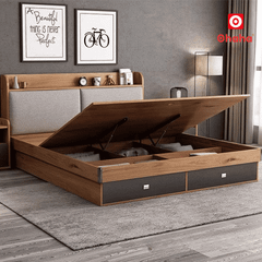 Giường ngủ gỗ công nghiệp hiện đại OHAHA - GC079