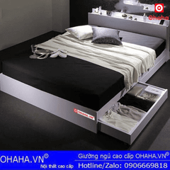Giường ngủ gỗ công nghiệp cao cấp OHAHA - GC028