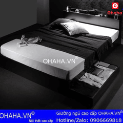 Giường ngủ gỗ công nghiệp cao cấp OHAHA - GC028