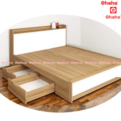 Giường ngủ gỗ công nghiệp cao cấp Ohaha - GC020