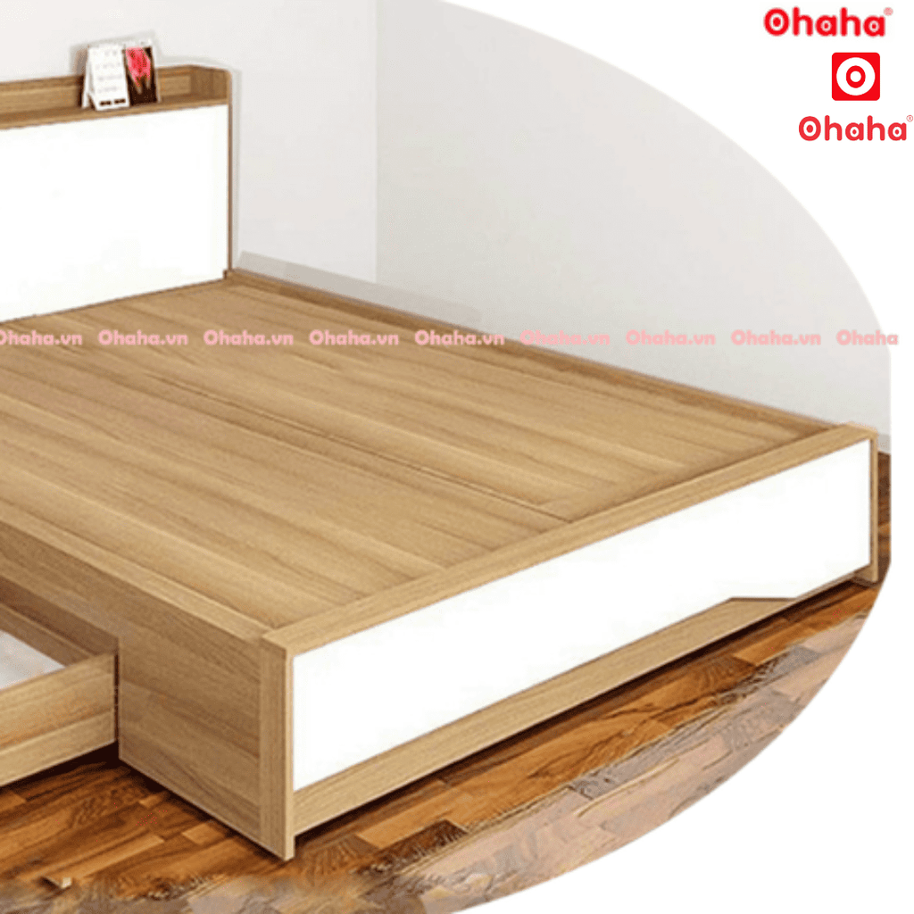 Giường ngủ gỗ công nghiệp cao cấp Ohaha - GC020