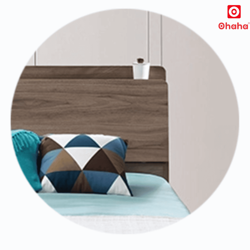 Giường ngủ gỗ công nghiệp cao cấp OHAHA - GC027