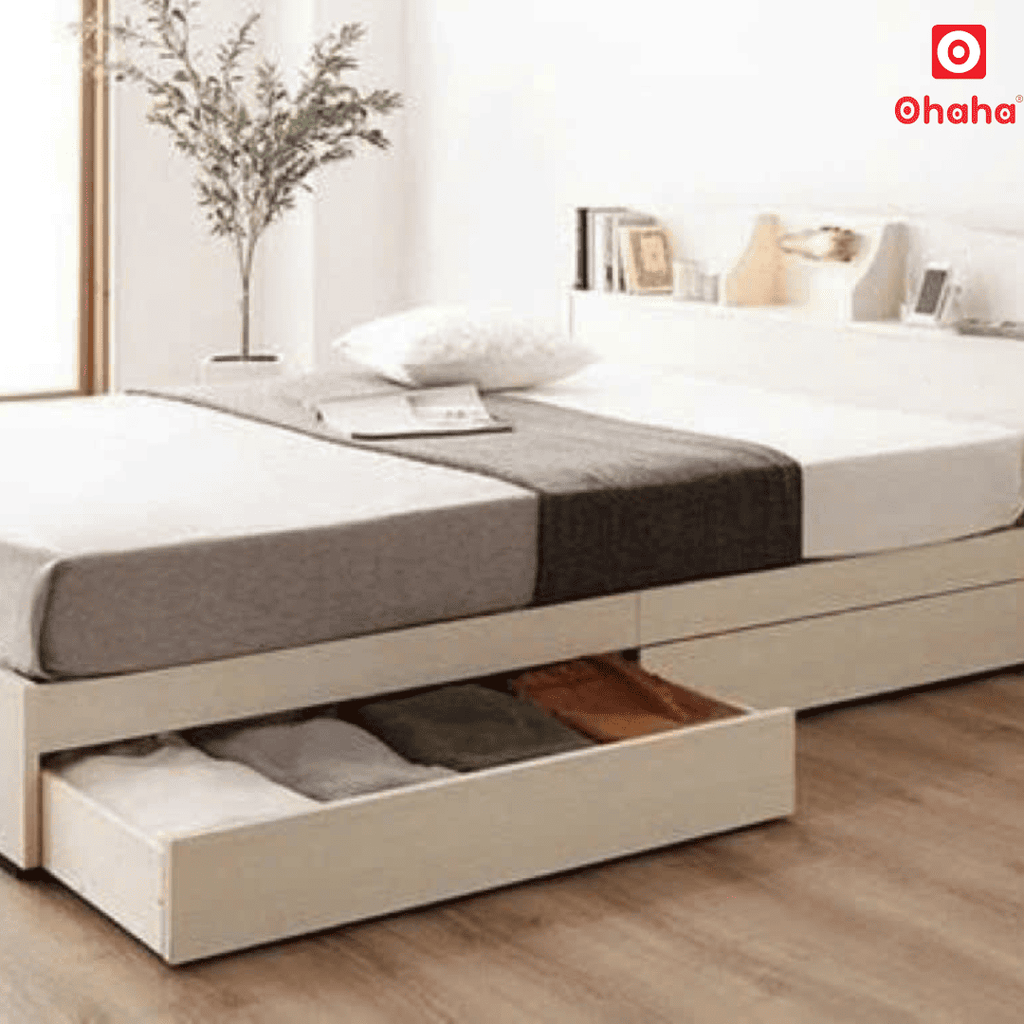Giường ngủ gỗ công nghiệp cao cấp OHAHA  - GC035 - 02
