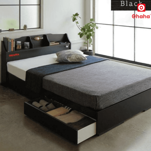 Giường ngủ gỗ công nghiệp cao cấp OHAHA  - GC035 - 03