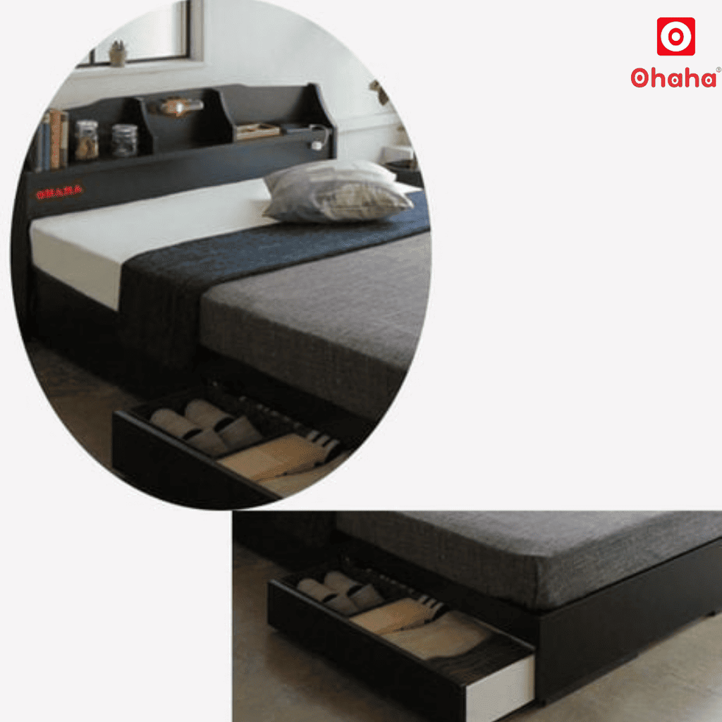 Giường ngủ gỗ công nghiệp cao cấp OHAHA  - GC035 - 03