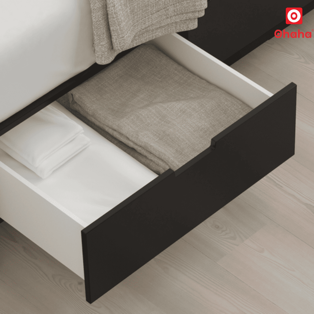 Giường ngủ gỗ công nghiệp cao cấp OHAHA  - GC039 -01